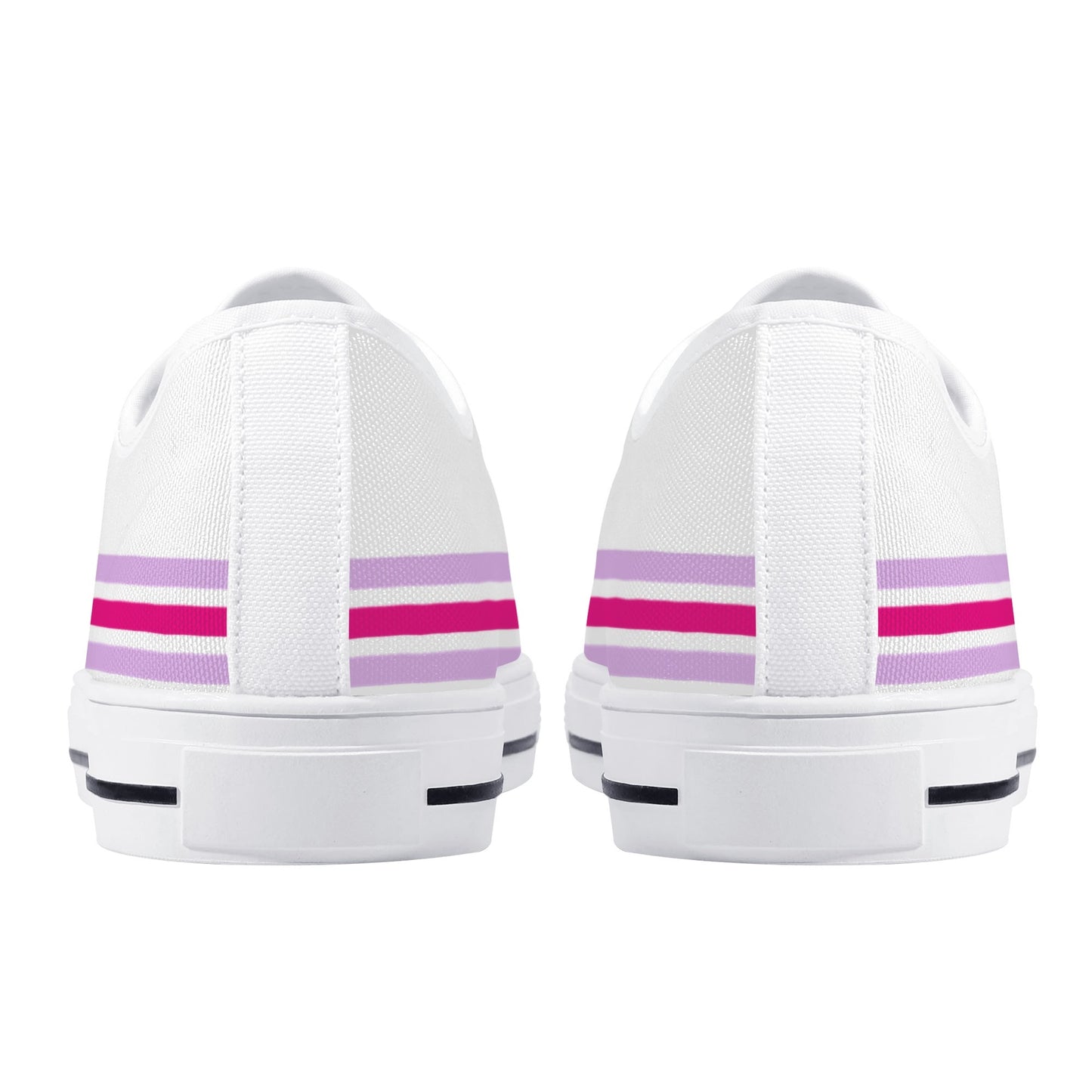 Purple Stripes Canvas Shoes