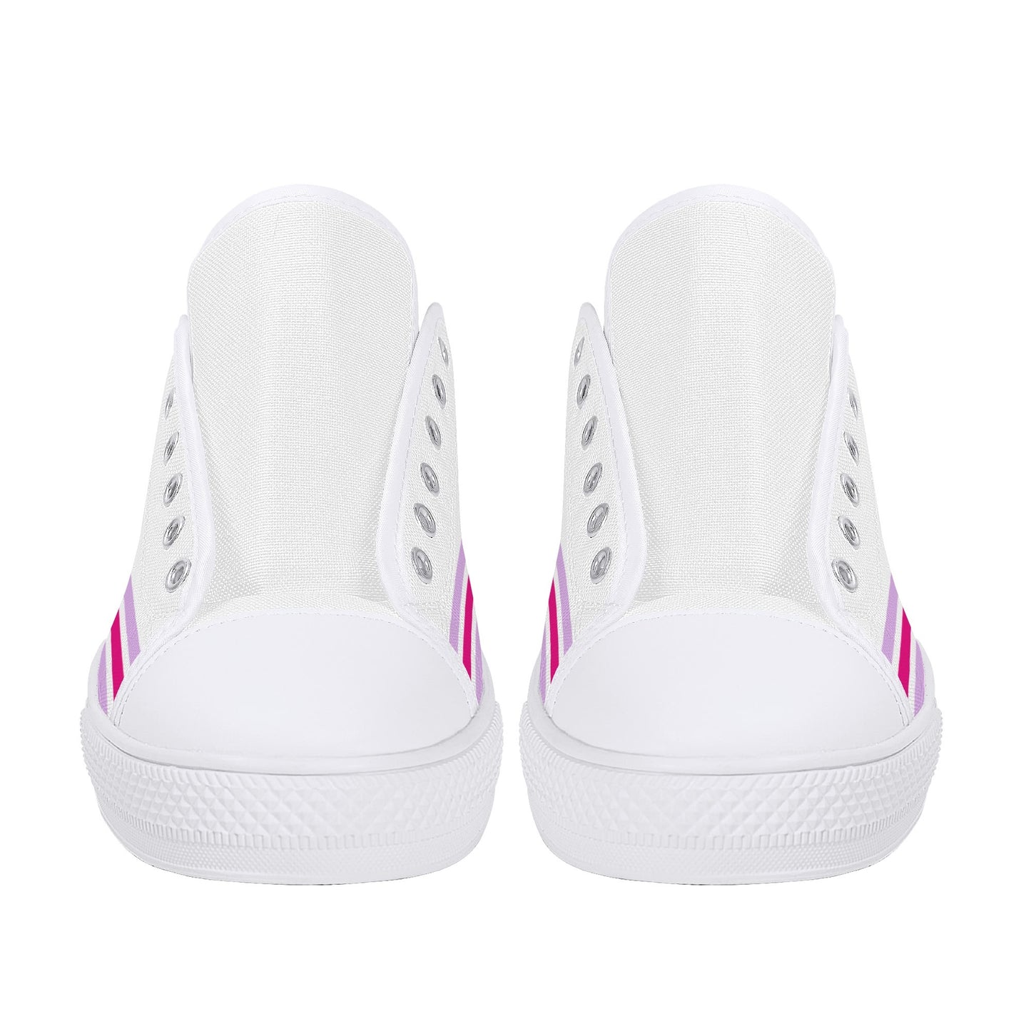 Purple Stripes Canvas Shoes