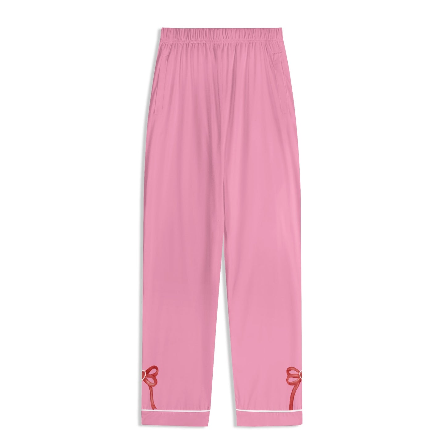 Bow Heart PJ set-Pink