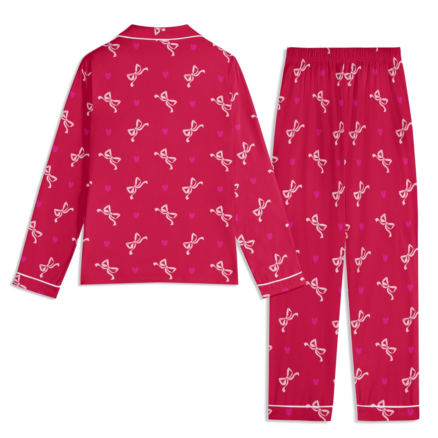 Red Valentine Bow PJ set
