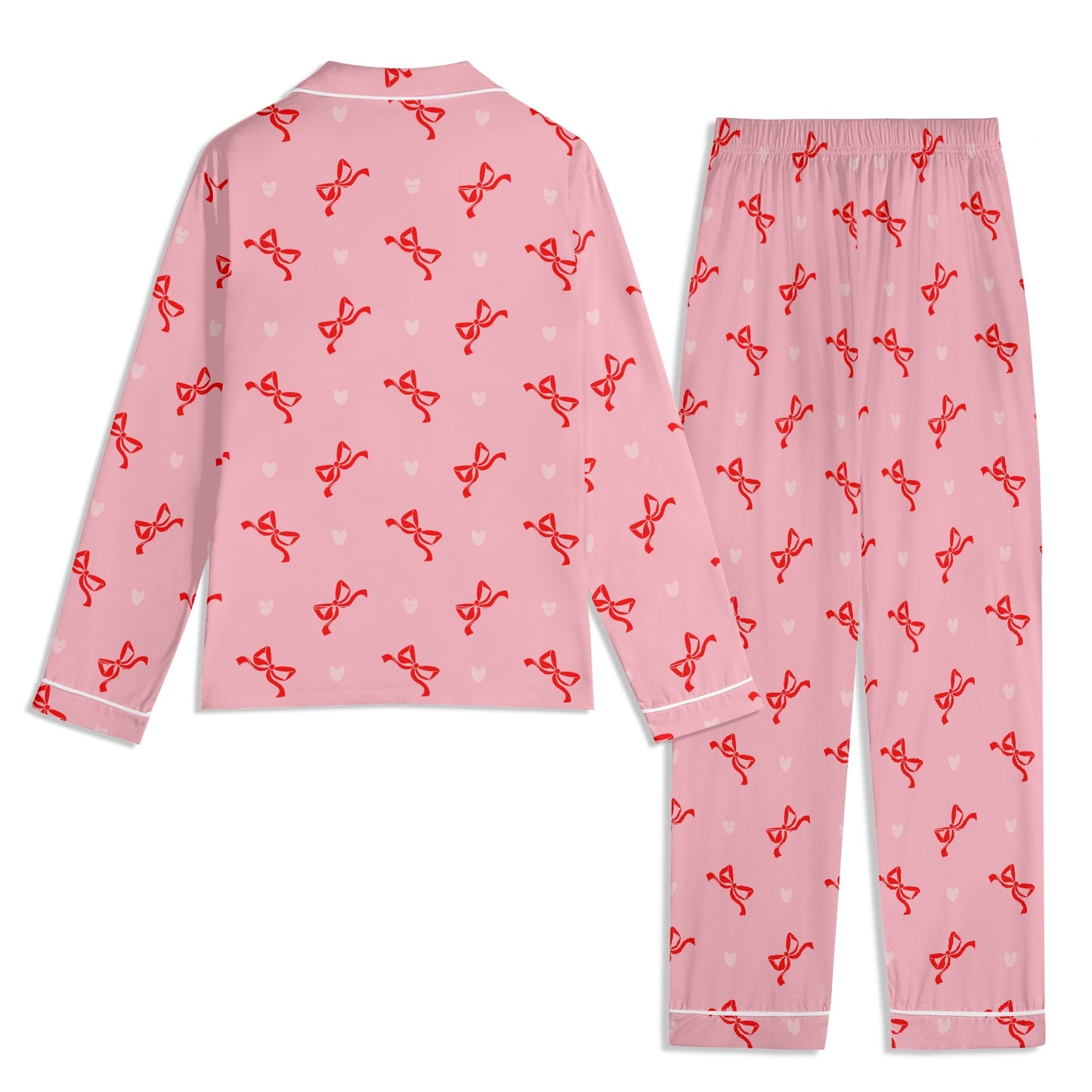 Pink Valentine Bow PJ set