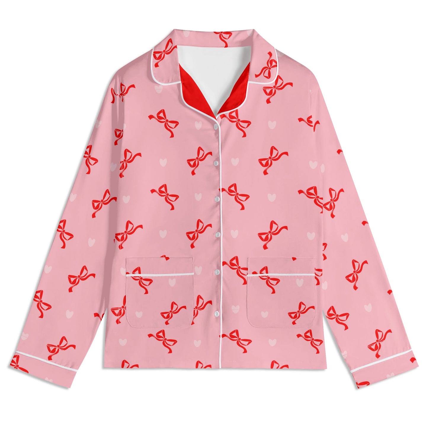 Pink Valentine Bow PJ set