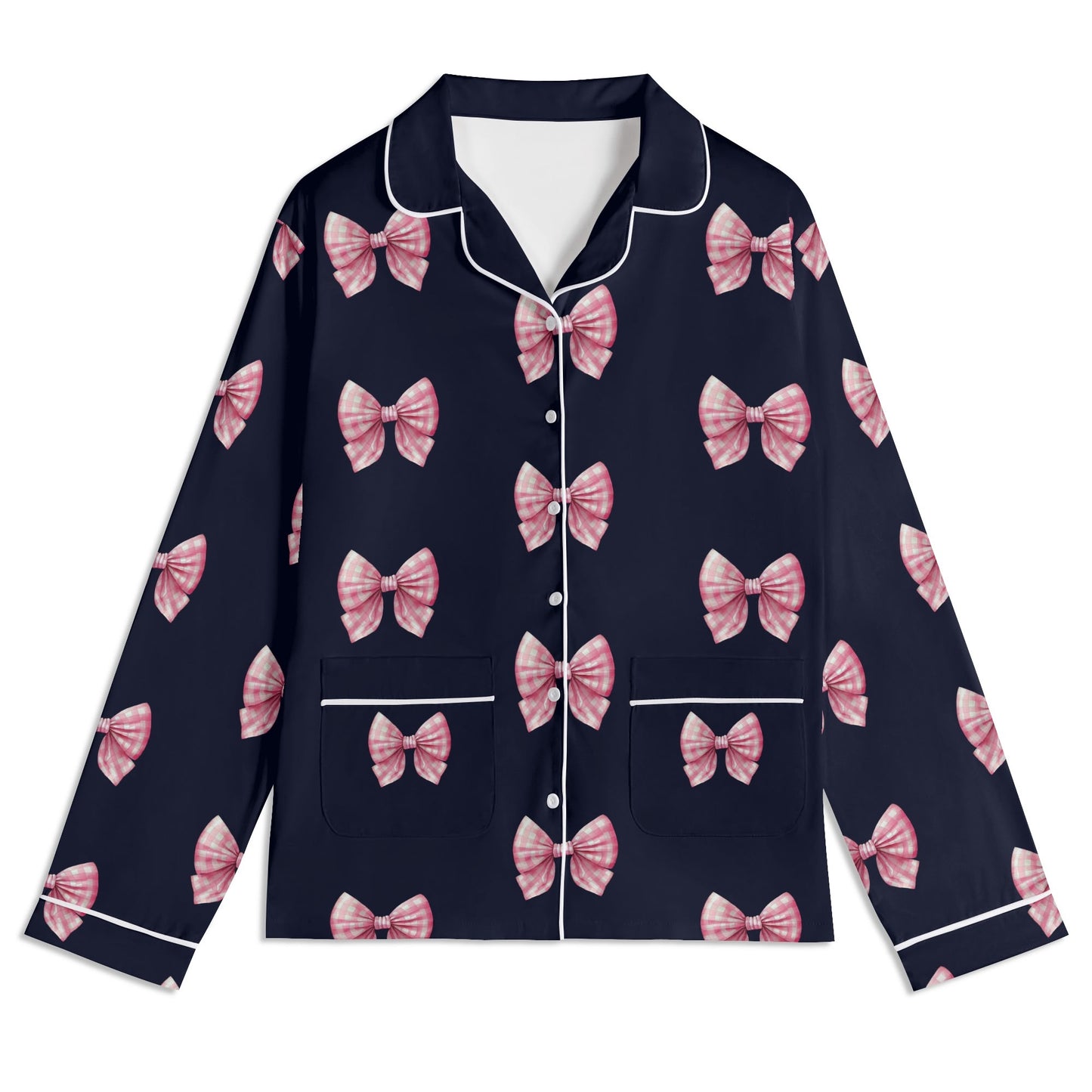 Midnight Bows PJ set-Navy