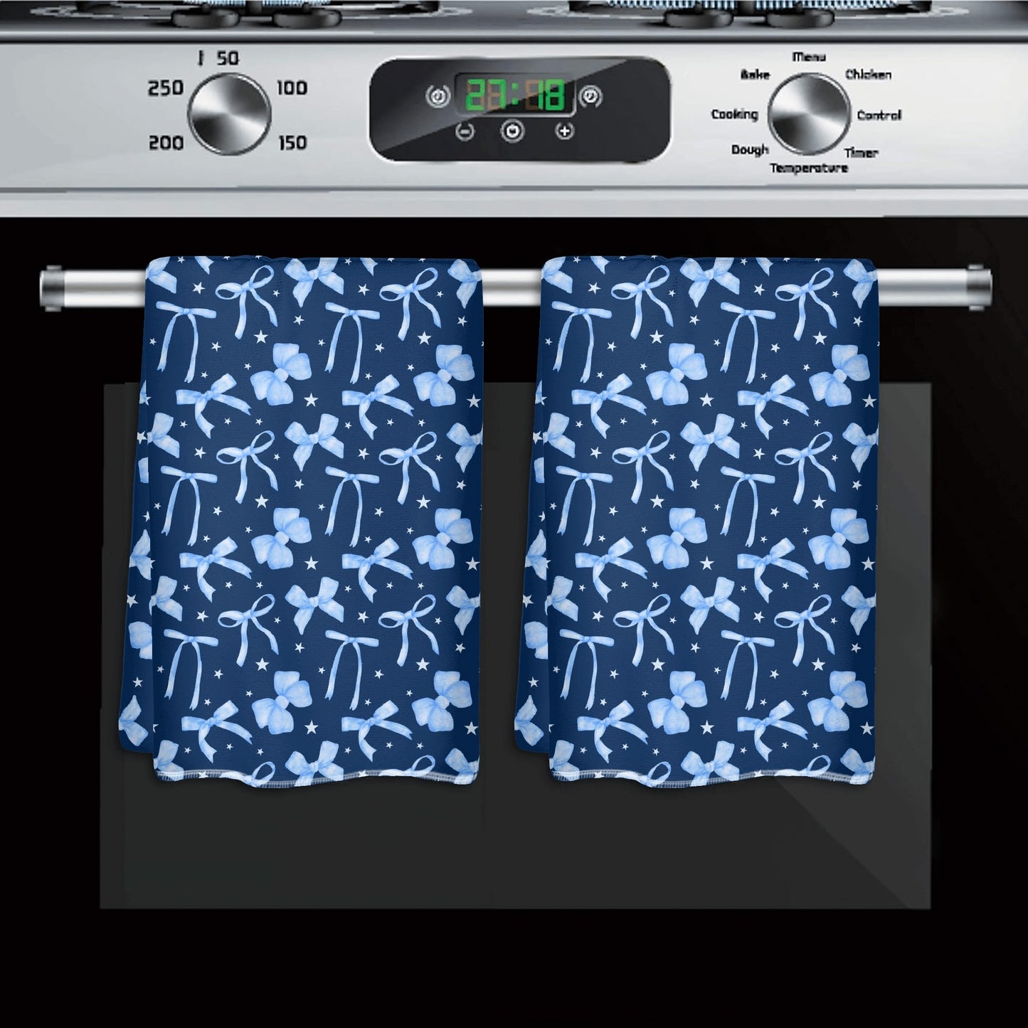 Bows and Stars Hand Towel Set