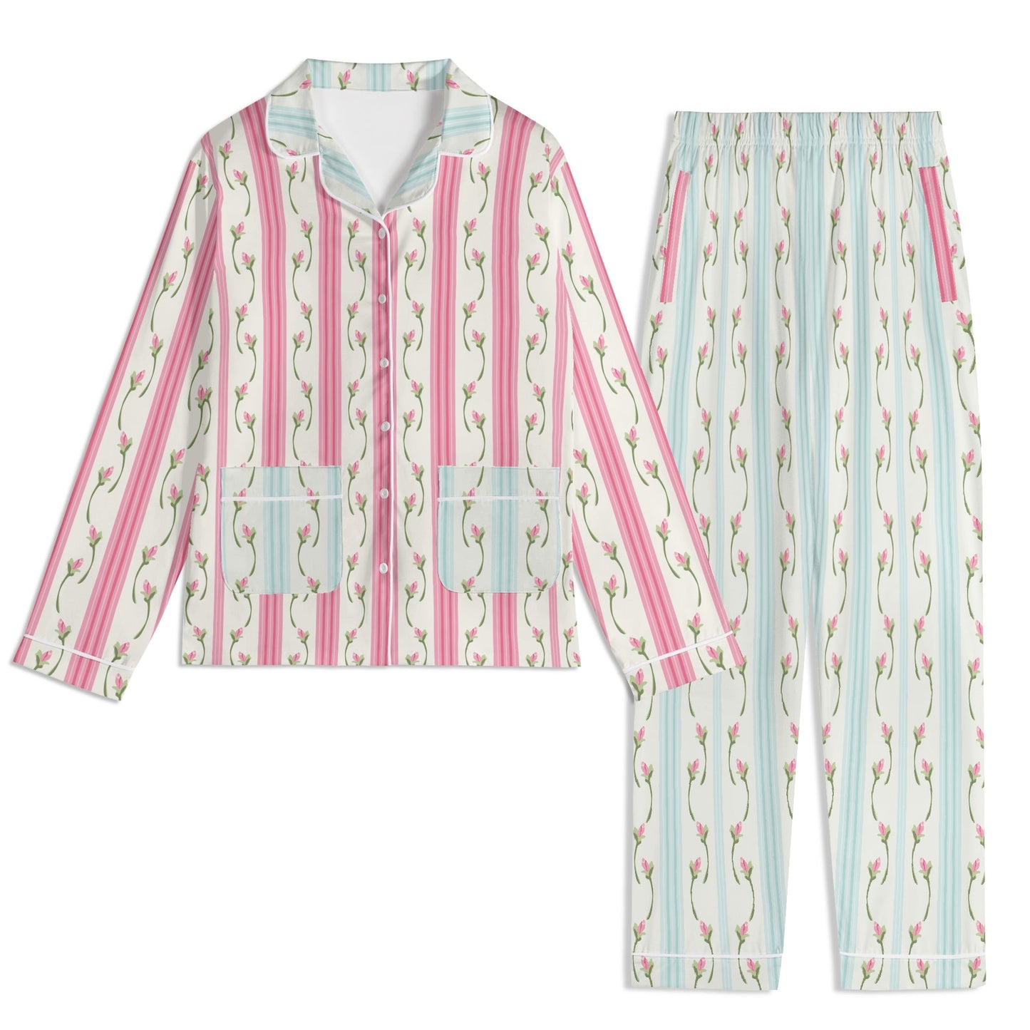Rose & Stripes PJ set-Mom
