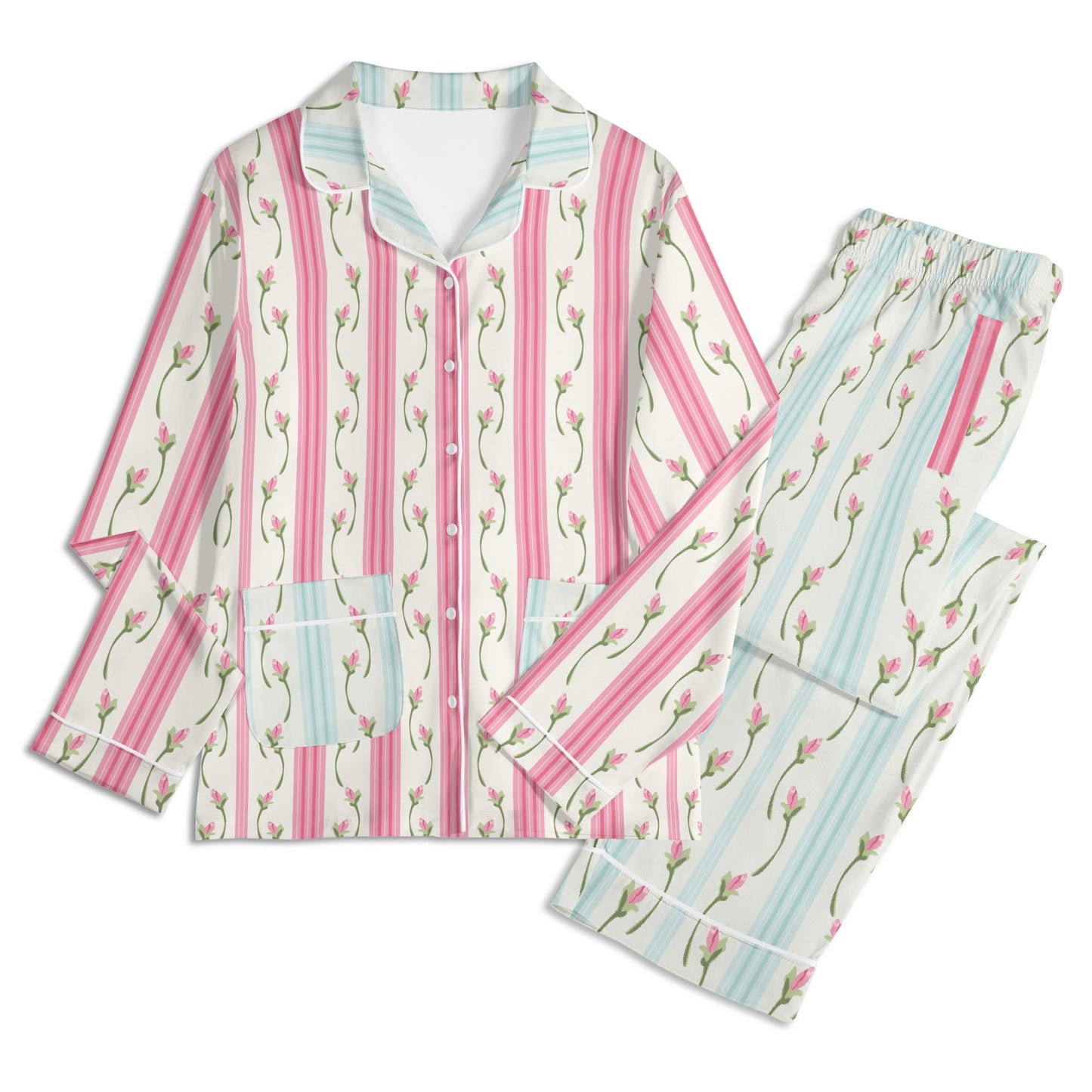 Rose & Stripes PJ set-Mom