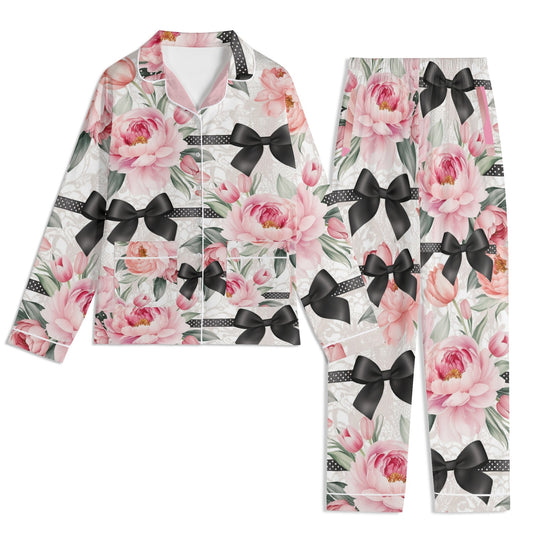 Cherries & Bows PJ set-Mom
