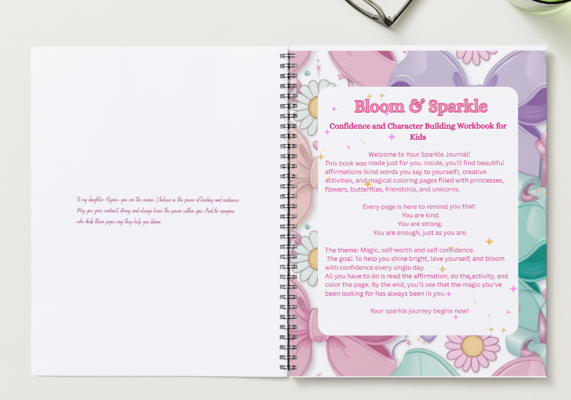 Bloom & Sparkle! Confidence and Character Building Workbook for Kids