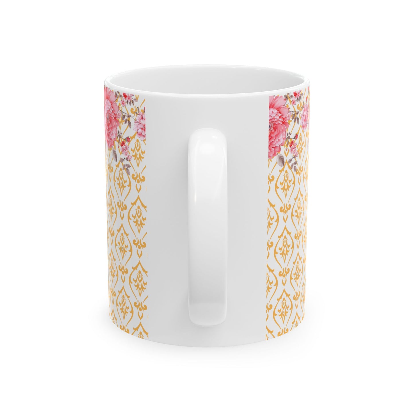 Yellow Floral Mug