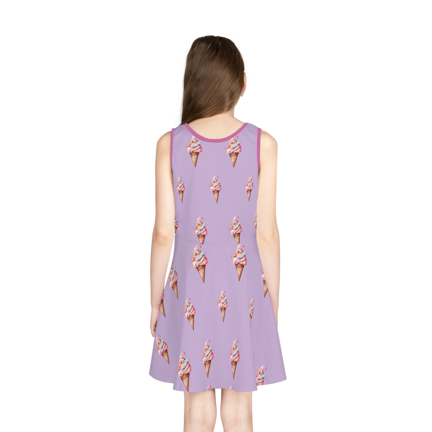 Lilac Icecream Dress-Kids