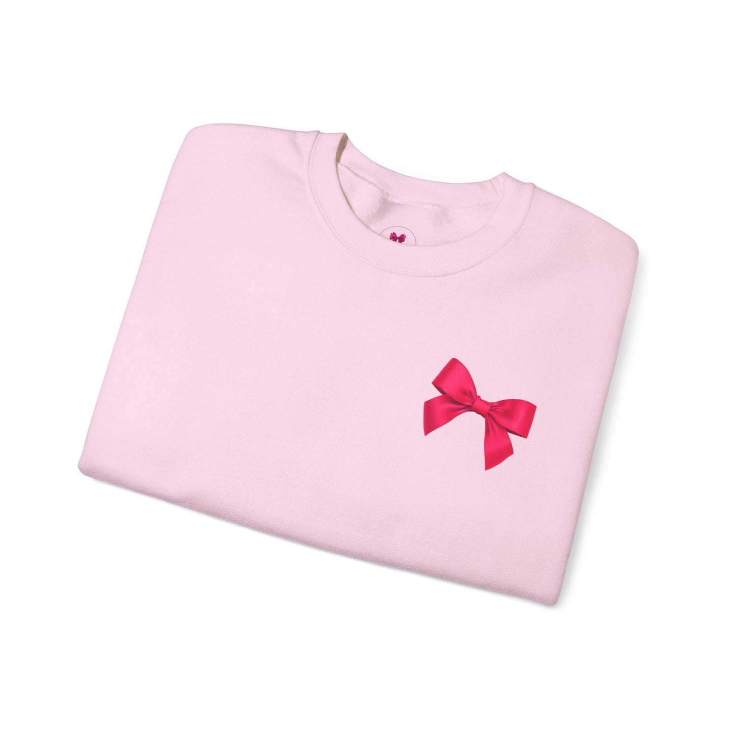 Hot Pink Bow Sweatshirt