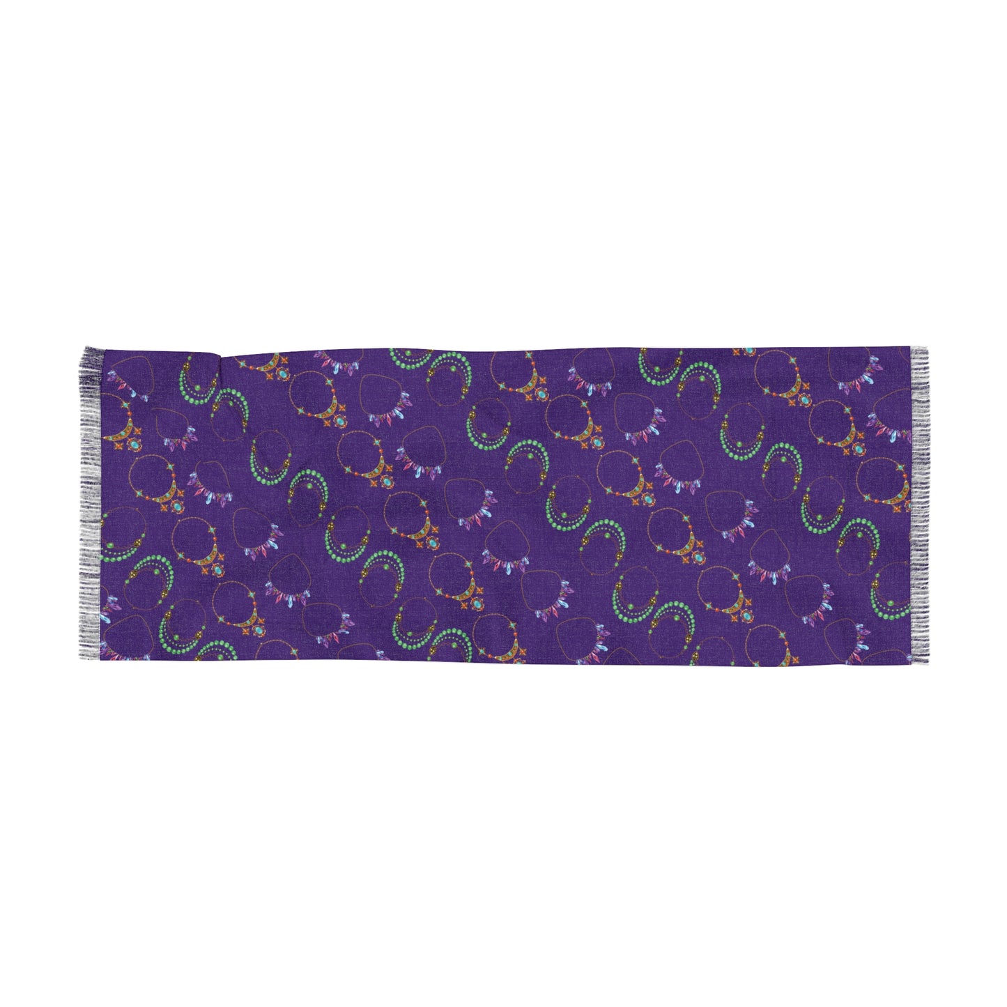 Purple Necklace Scarf