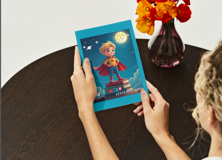 Superhero Affirmation Coloring book