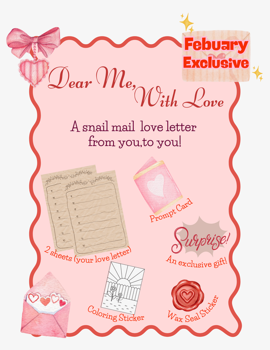 Dear Me, With Love-A Love Letter to Yourself