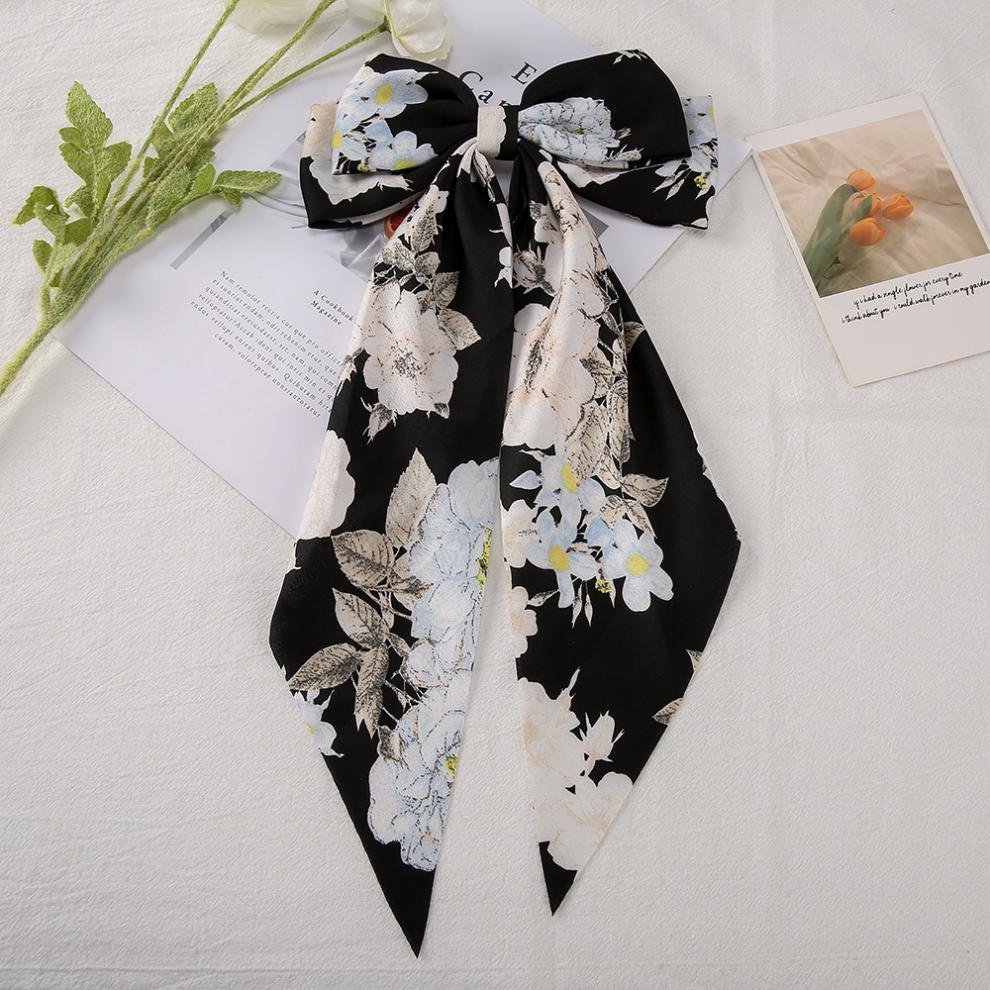 Printed Bow Knot Hairclip