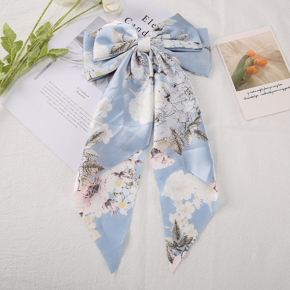 Printed Bow Knot Hairclip