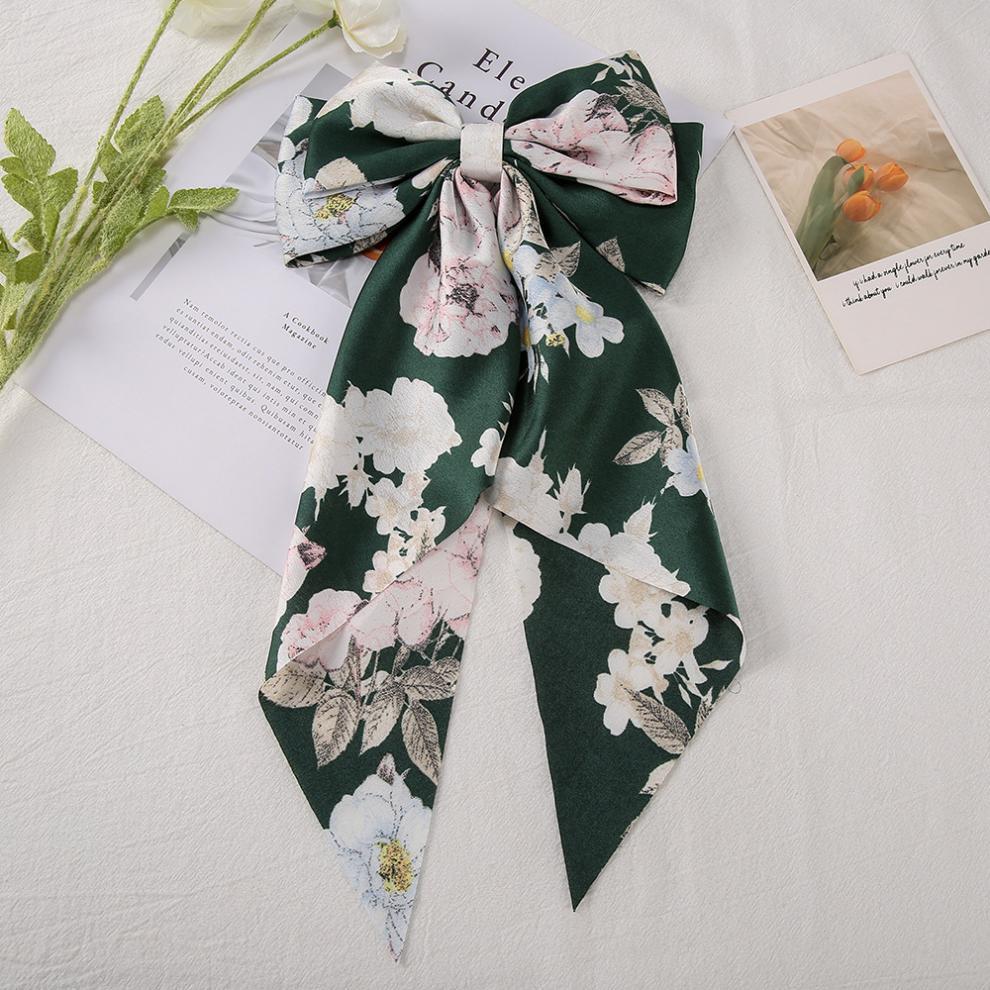Printed Bow Knot Hairclip