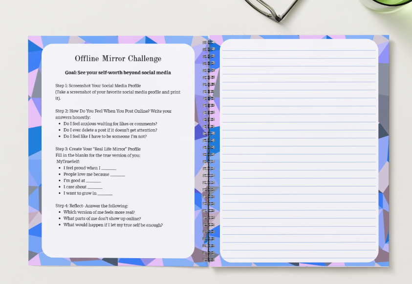 Dear Me, A Self-Reflection Journal for Teens BLUE(PRE-ORDER)