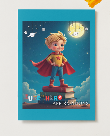 Superhero Affirmation Coloring book