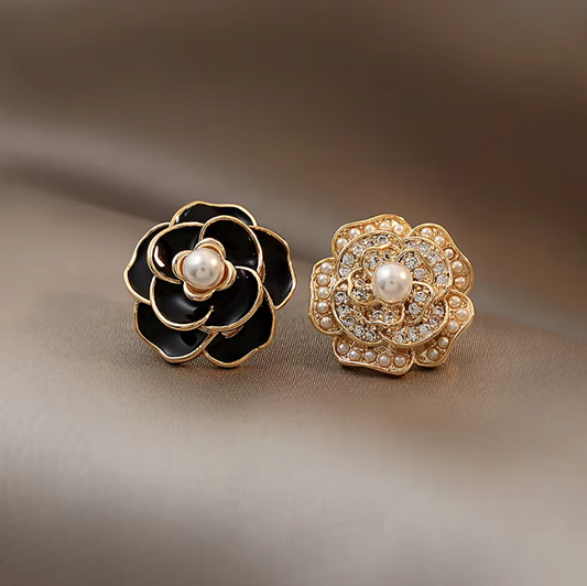 Camellia Pearl Earrings