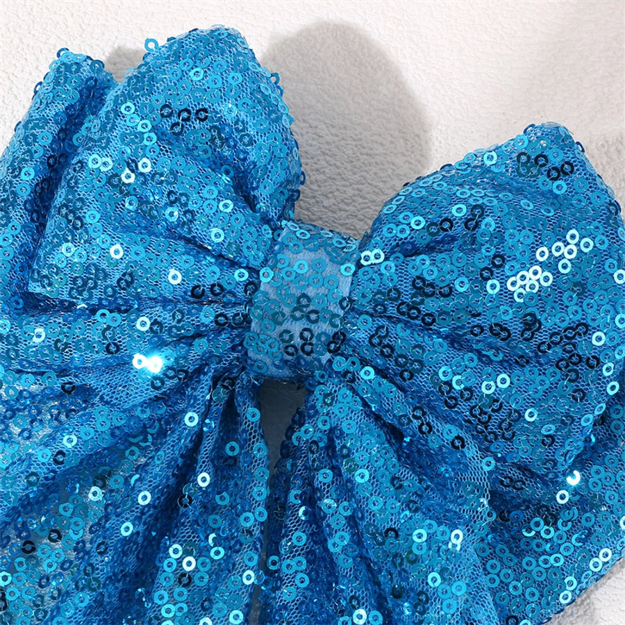 Sequins Bow Hair Clip