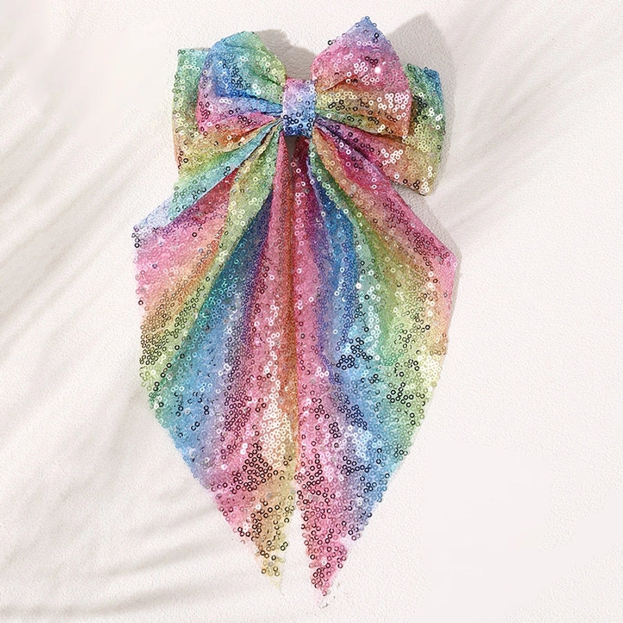 Sequins Bow Hair Clip