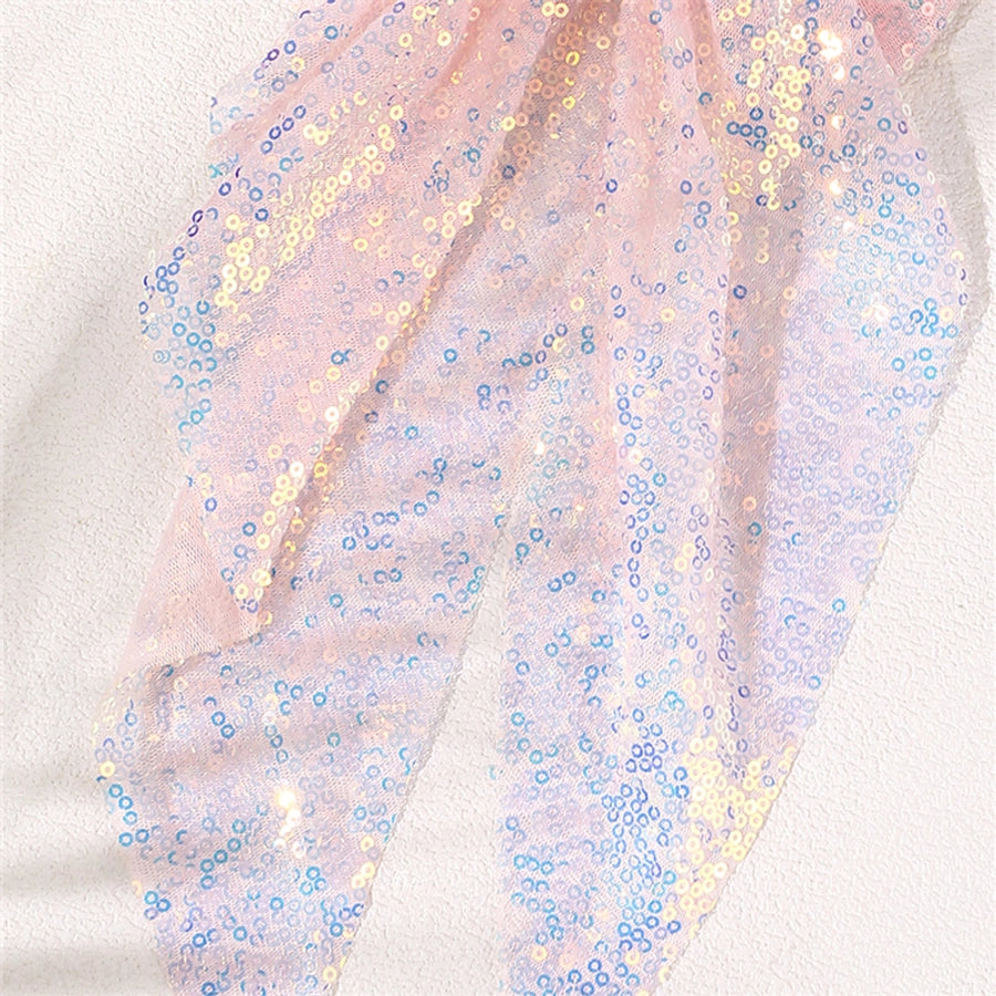 Sequins Bow Hair Clip