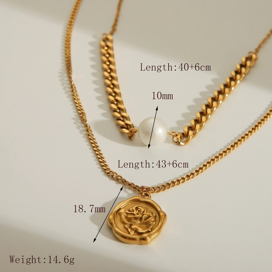 Layered Flower Necklace