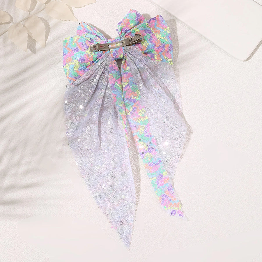 Sequins Bow Hair Clip