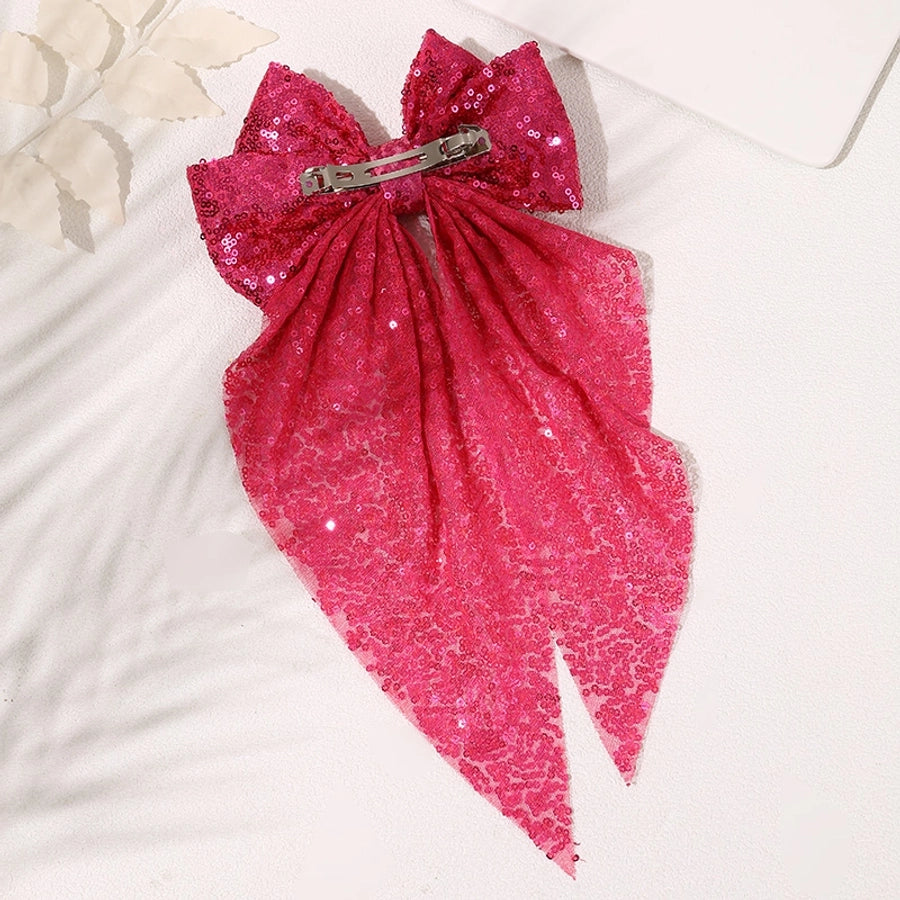 Sequins Bow Hair Clip