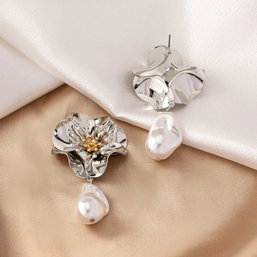 French flower Drop earrings