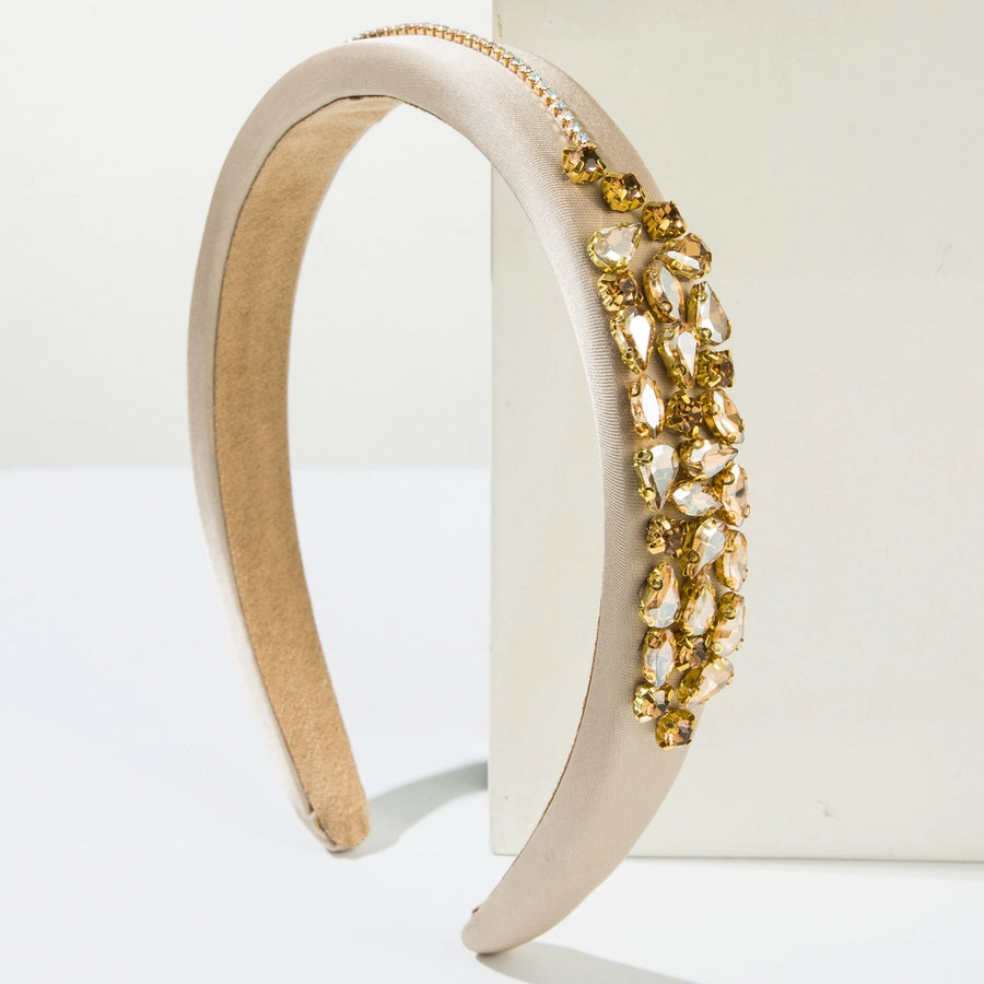 Water Droplet Rhinestones Hair Band