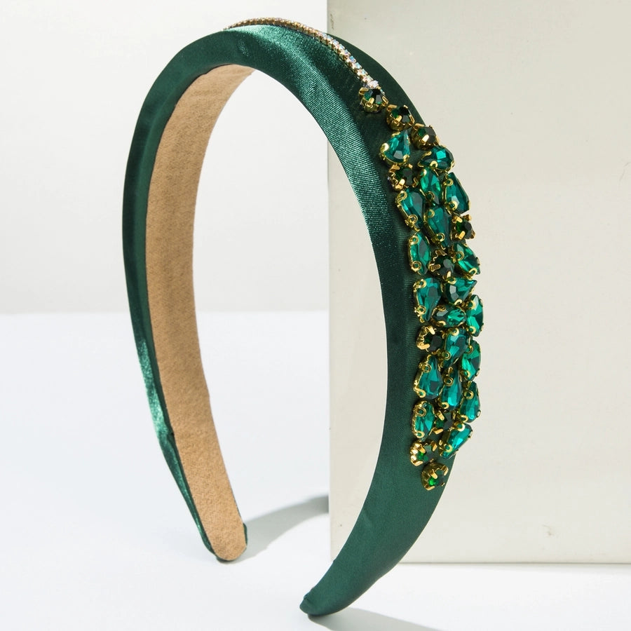 Water Droplet Rhinestones Hair Band