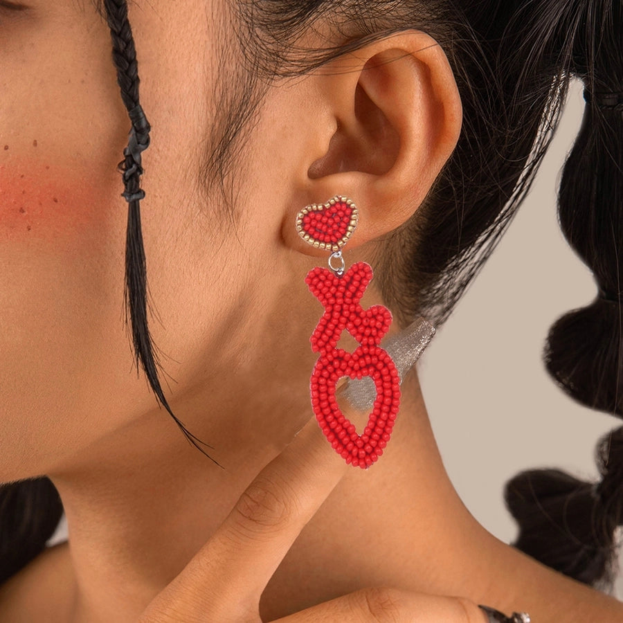 X Love Drop Earrings