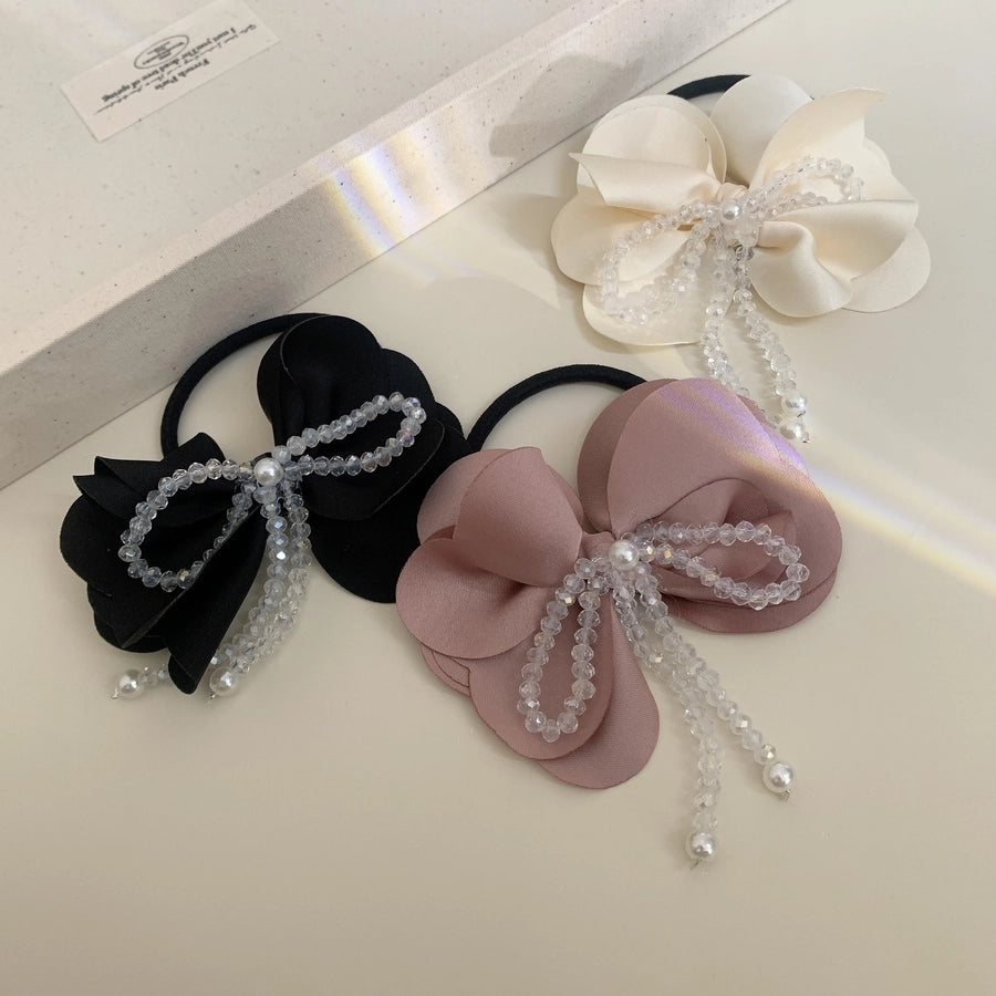 Crystal Bow Knot Hair Tie