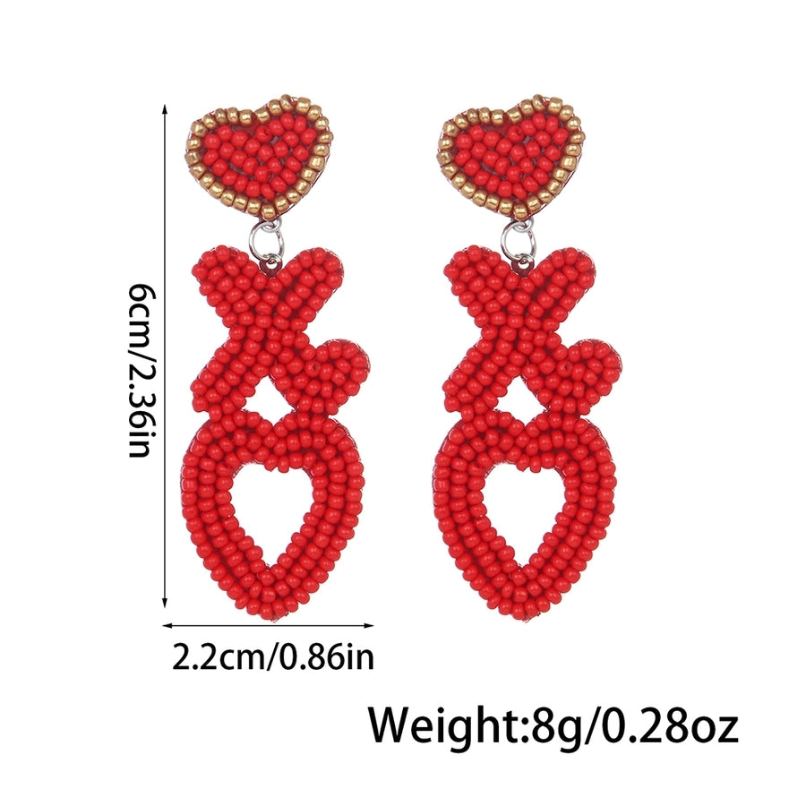 X Love Drop Earrings
