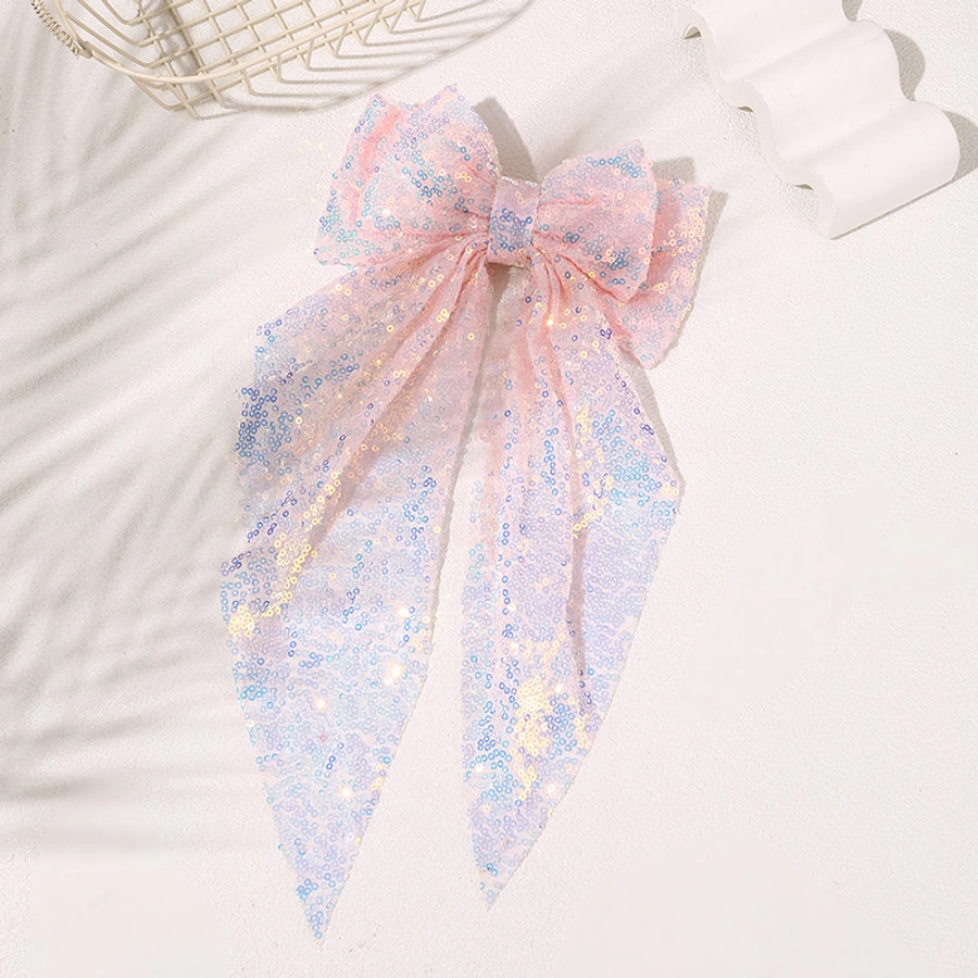Sequins Bow Hair Clip