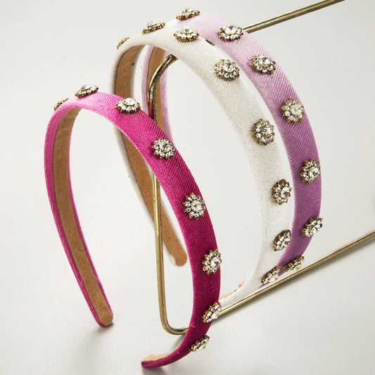 Flower Rhinestone Hair band