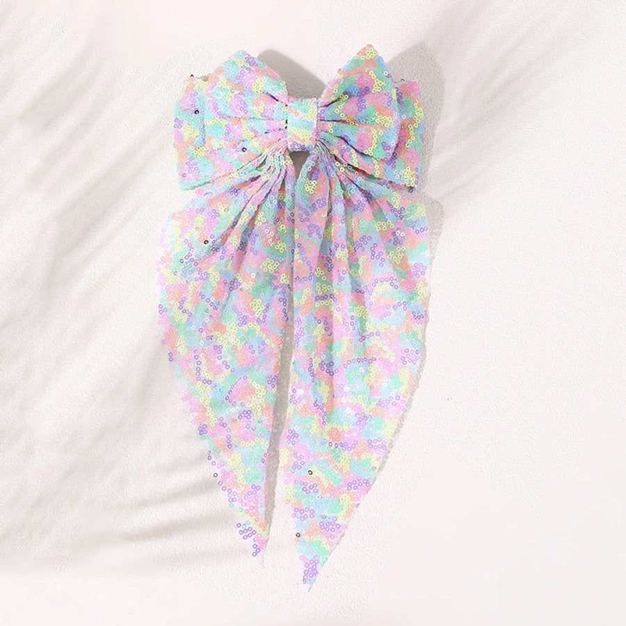Sequins Bow Hair Clip