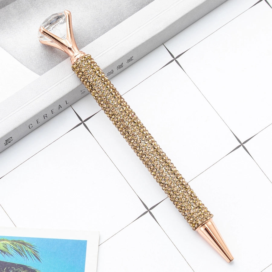 Diamond ballpoint pen