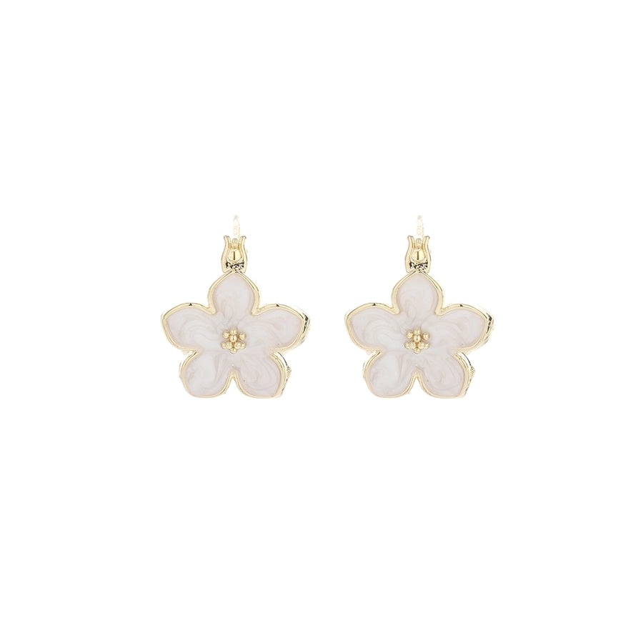 Double-Sided Flower Earrings