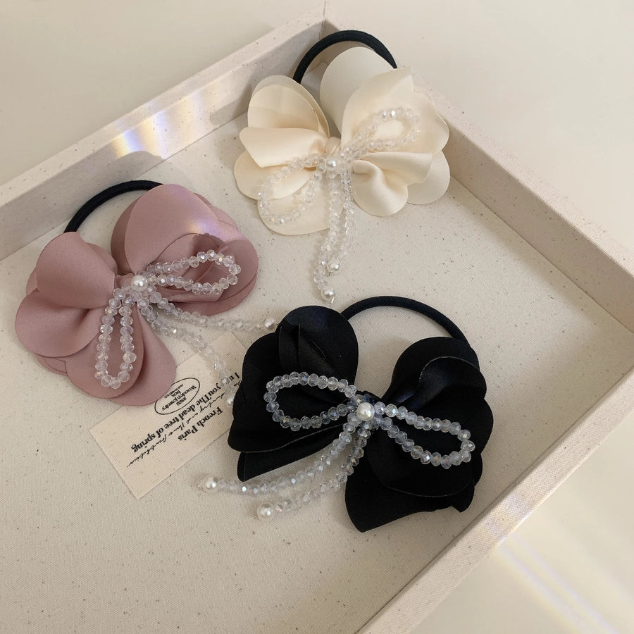 Crystal Bow Knot Hair Tie