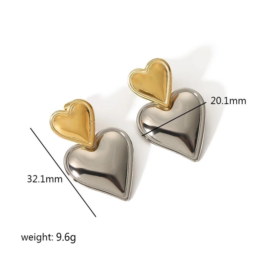 Heart Drop Earrings