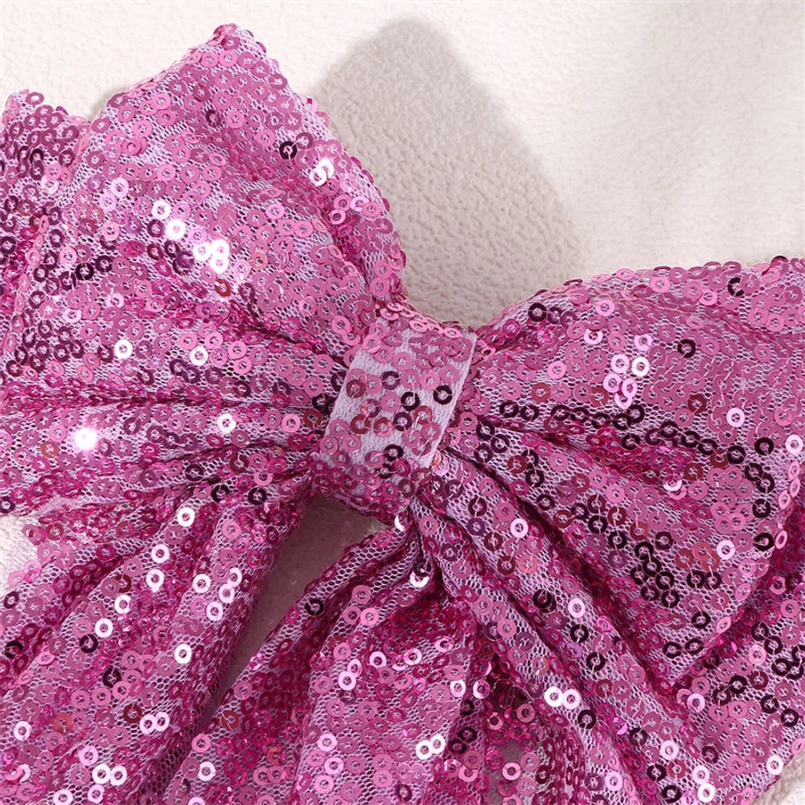 Sequins Bow Hair Clip