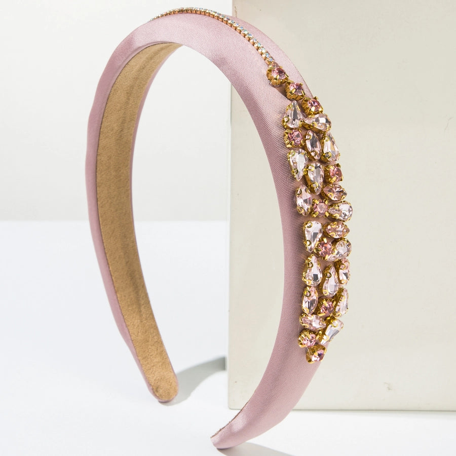 Water Droplet Rhinestones Hair Band