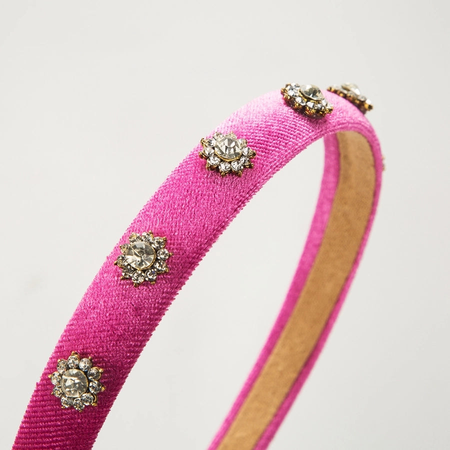 Flower Rhinestone Hair band