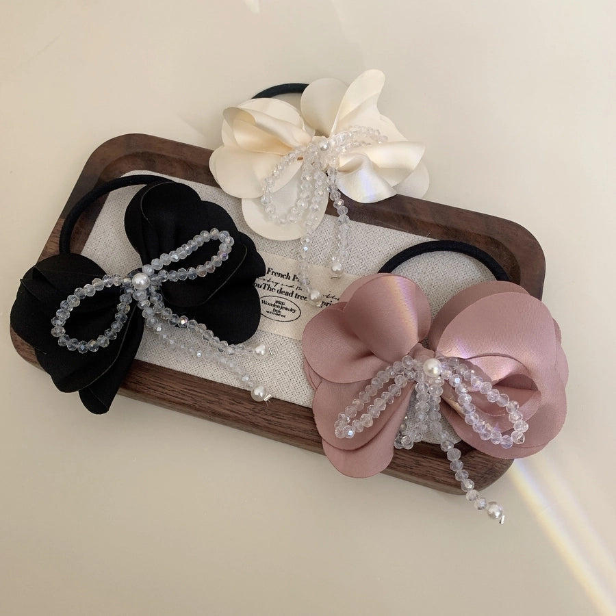Crystal Bow Knot Hair Tie