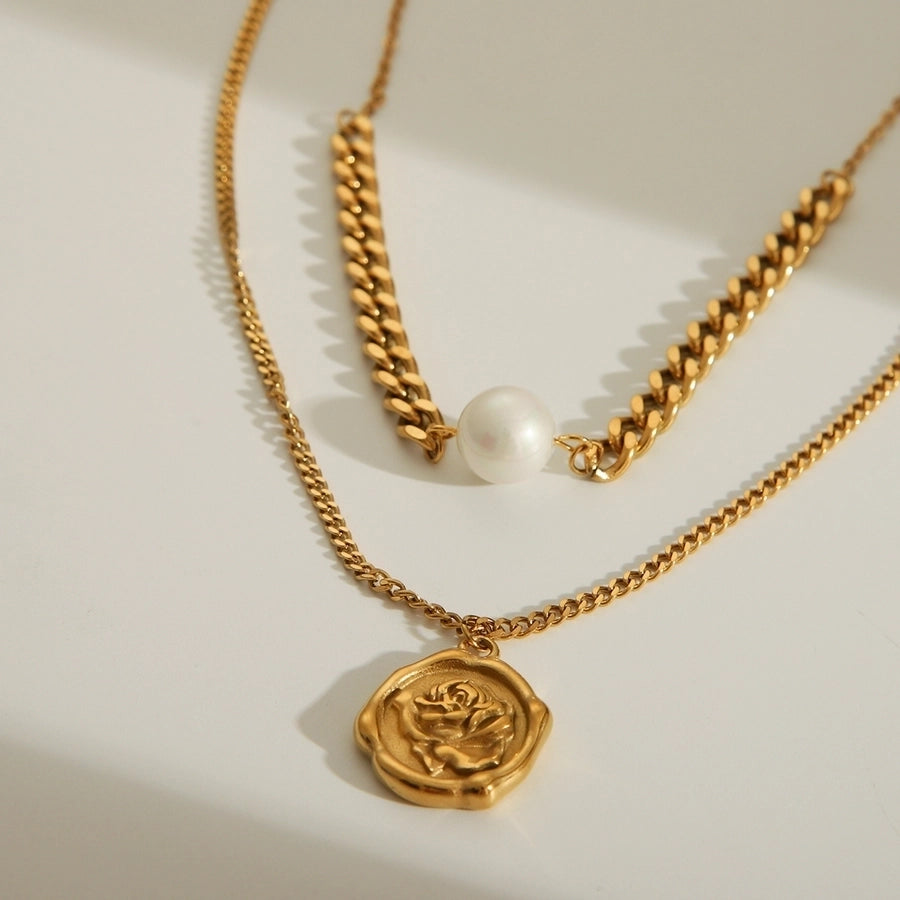 Layered Flower Necklace