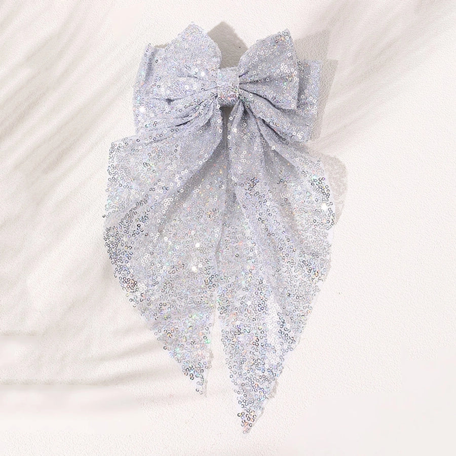 Sequins Bow Hair Clip