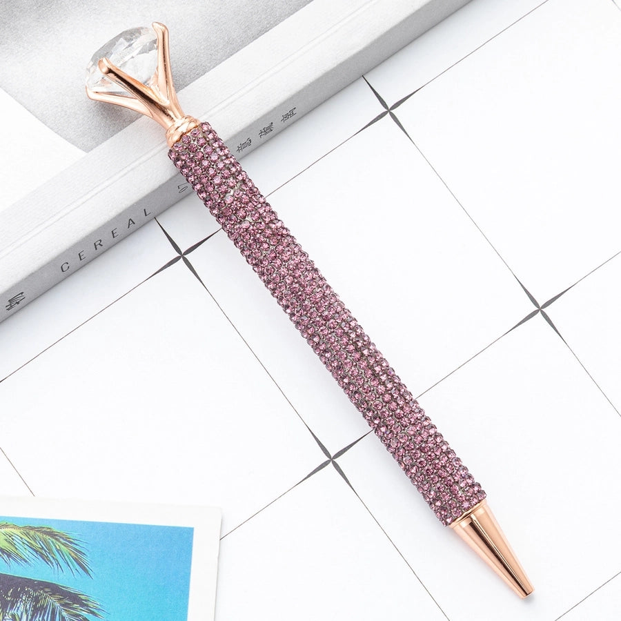 Diamond ballpoint pen